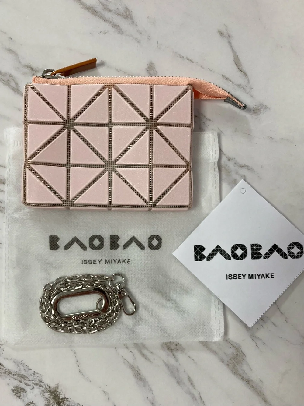 Bao Bao Issey Miyake Geometric Pattered Coin Purse